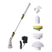 Top Quality Deluxe Electric Cordless Power Floor Scrubbing brush with 4 head